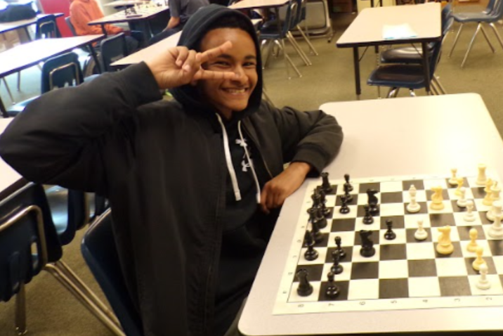 Essey Mehreteab plays chess against his opponent. In the second half of the school year, Chess Club changed in format to hold a tournament. It takes place over the course of many games until the final winner is determined. “I’m not really going anymore because I lost in the tournament. But before I was going because my friends went,” said Essey.