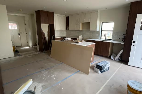 Justin Vasylevych worked on a project in Seattle, on May 23rd. Justin and his dad built cabinets in a newly built house. “It was a rough project but me and my dad got it done,” Justin explained.