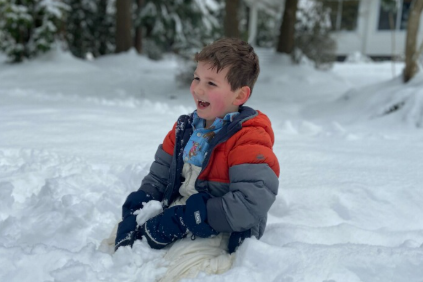 STUPENDOUS DAY IN THE SNOW 
Seven-year-old Leander Fenimore enjoys a day out in the snow. Snowy traditions are many people's favorite traditions, including Leander's. While this photo was taken a while ago, Leander still says, “I think enjoying your afternoon in the snow is a great winter pastime.”
